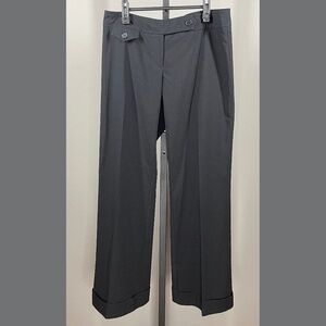 Trina Turk Pants Womens 6 black wide leg designer vintage classic